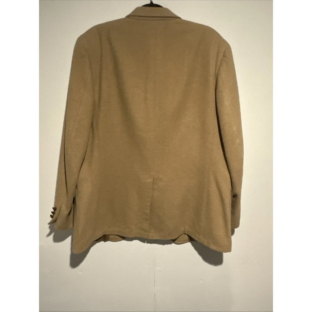 Vintage Camel Hair Sport Coat Blazer‎ Size XL 70s Beige Ultra Soft Made USA